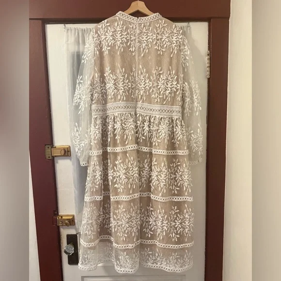 Ivy City Co Sicily Dress 3x Champagne Lining - Picture 3 of 5